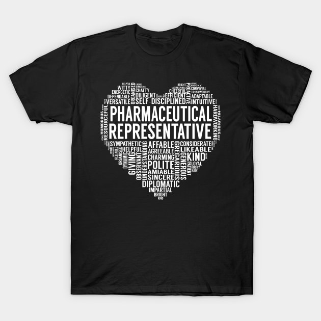 Pharmaceutical Representative Heart T-Shirt by LotusTee